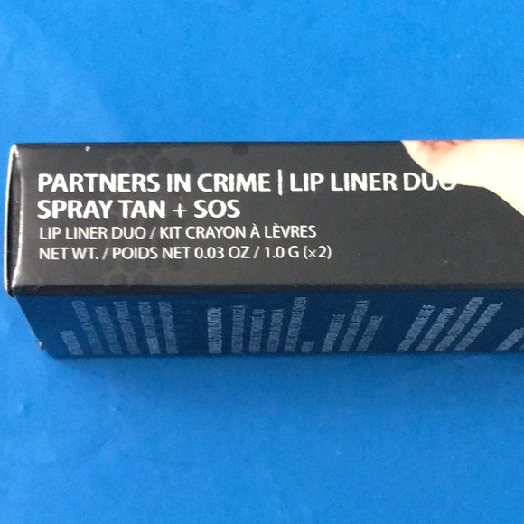 Qveen Studio Partners in Crime Lip Liner Duo SPRAY TAN + SOS 🦋 NEW - Picture 3 of 9